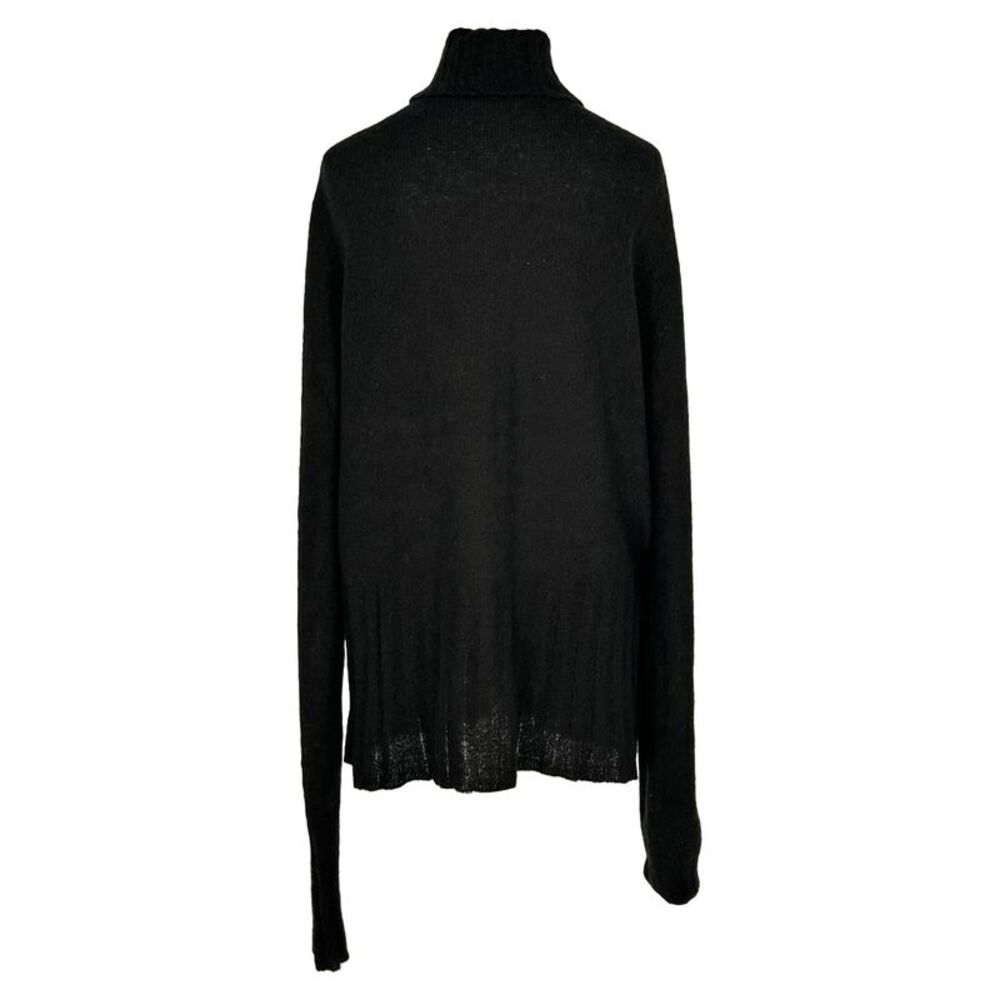 Ann Demeulemeester Turtleneck Sweater in Black Wool